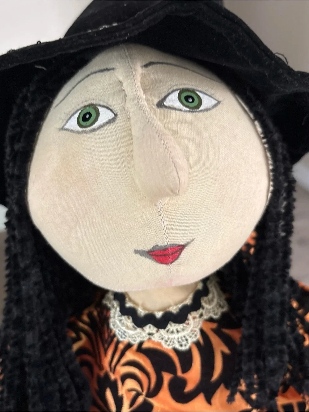 Plush Witch Sharon Battyboots 2018 Halloween Figurine Sitting Holiday